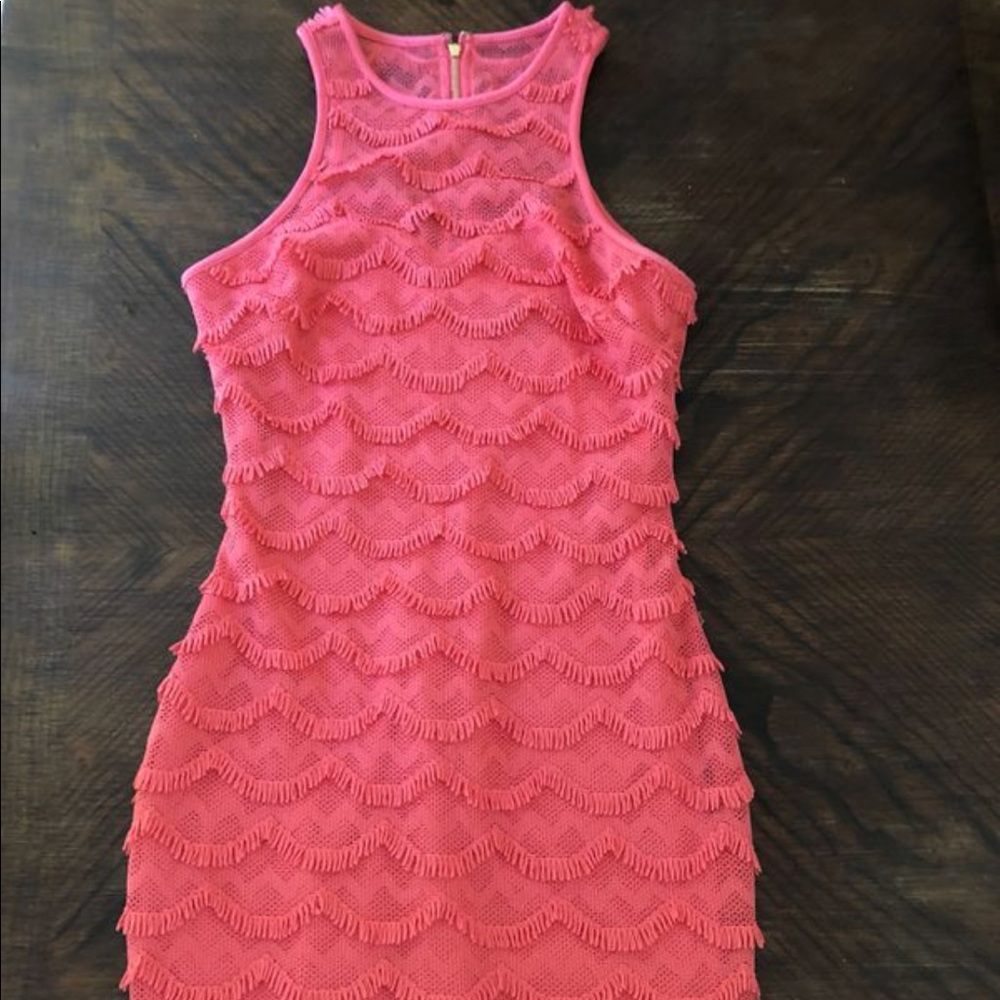 Guess racer back body con dress